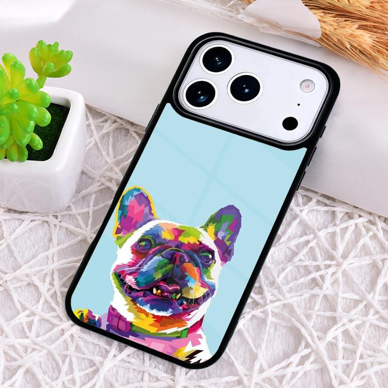whimsical french bulldog Shockproof Phone Case for iPhone 17 Air 16e 15 11 12 14 13 Pro Max Cover Coque
