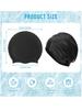 1pcs Long Hair Oversized Swimming Cap, Waterproof Silicone Swimming Cap Suitable for Women, Men, Braids, Braids, Afros