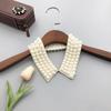 Beading Fake Collar Women Elegant Diamond Detachable Collars for Women False Shawl Shoulder Wrap Lapel False Collars Woman Tie