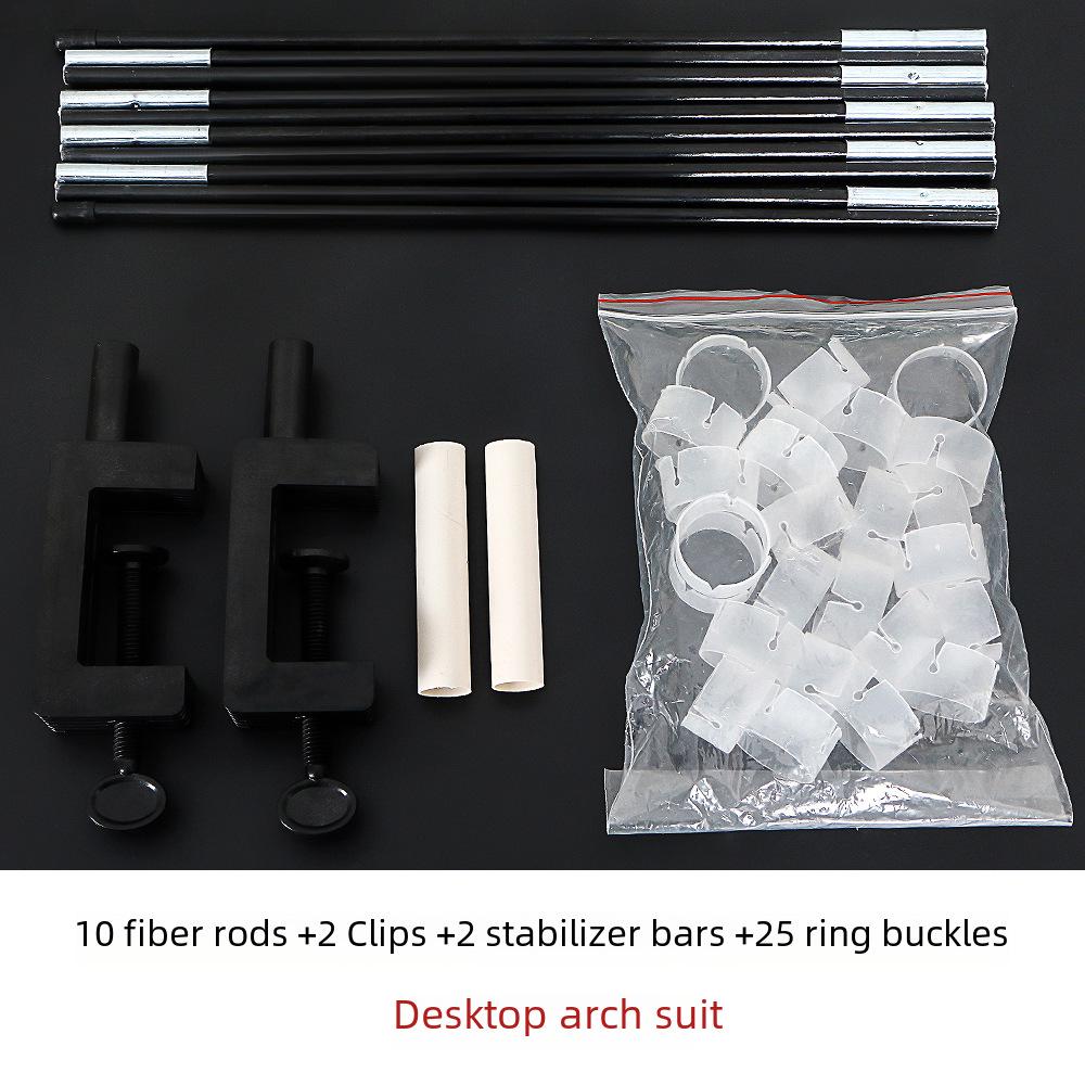 Tisch-Ballonständer: 10-teiliges Fiberglasbogen-Set