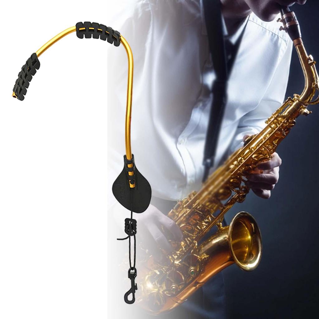 Saxophone Strap Adjustable Accessory with Buckle Comfort Neck Pad Saxophone Neck