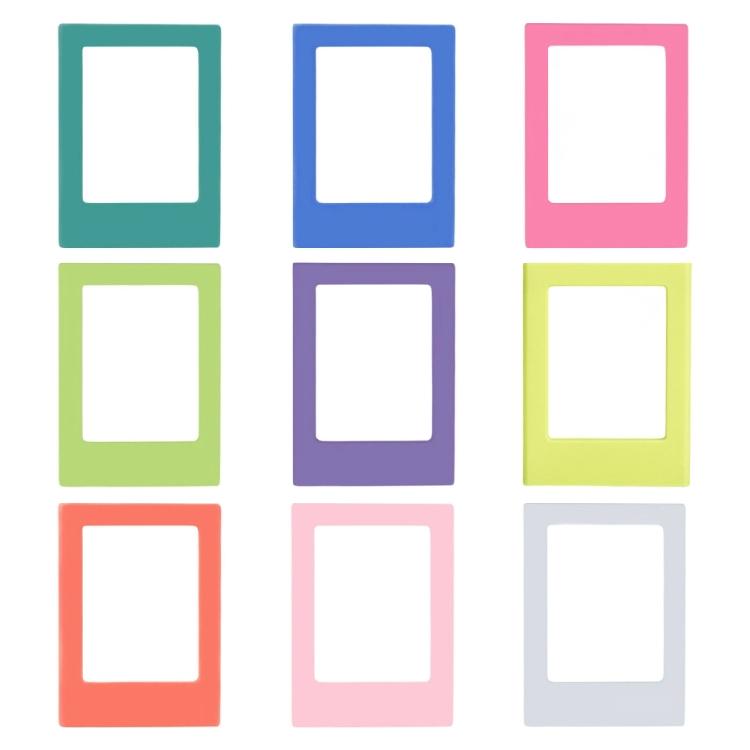 10Pcs Magnetic Display Photo Frame 3Inch Picture Holder with Magnets For Home Office Refrigerator Whiteboard Decoration