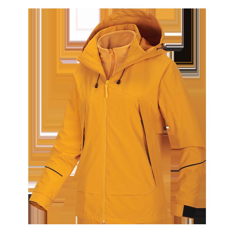 Hard Shell Waterproof Breathable Mountaineering Suit for Couples - Women's and Men's Outdoor Travel Sports Outfit