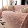 Funda Sofa Living Room Jacquard Thick Warm Sofa Mat Throw  Autumn Winter Sherpa Camping Picnic Sofa Cover