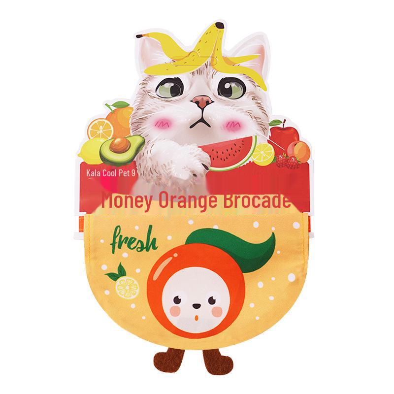 Cat & Dog Triangle Bib Bandana with Rice Pocket - Pet Scarf & Collar Jewelry for Kitten