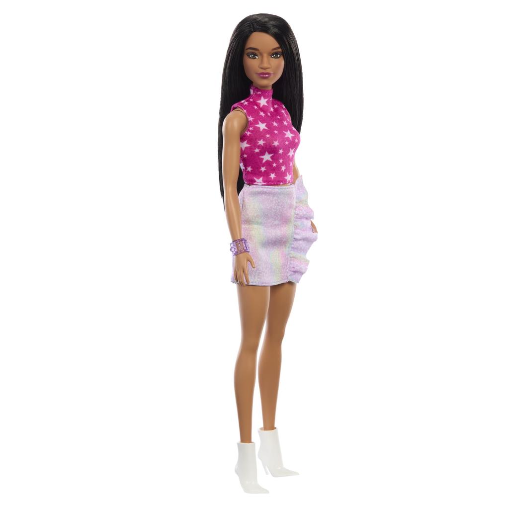 Barbie Fashionista Star Sleeveless Doll House for Ages 3 and HRH13 Dress-Up Up, Pink,