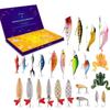 24 τμχ Advent Calendar Fishing Christmas Countdown, Ψάρεμα Advent Calendar για FishAdult Men Teen Boys, Xmas Surprise Gift