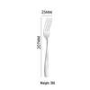 Stainless Steel Western Cutlery 4-Piece Set: Steak Knife, Fork, Spoon.