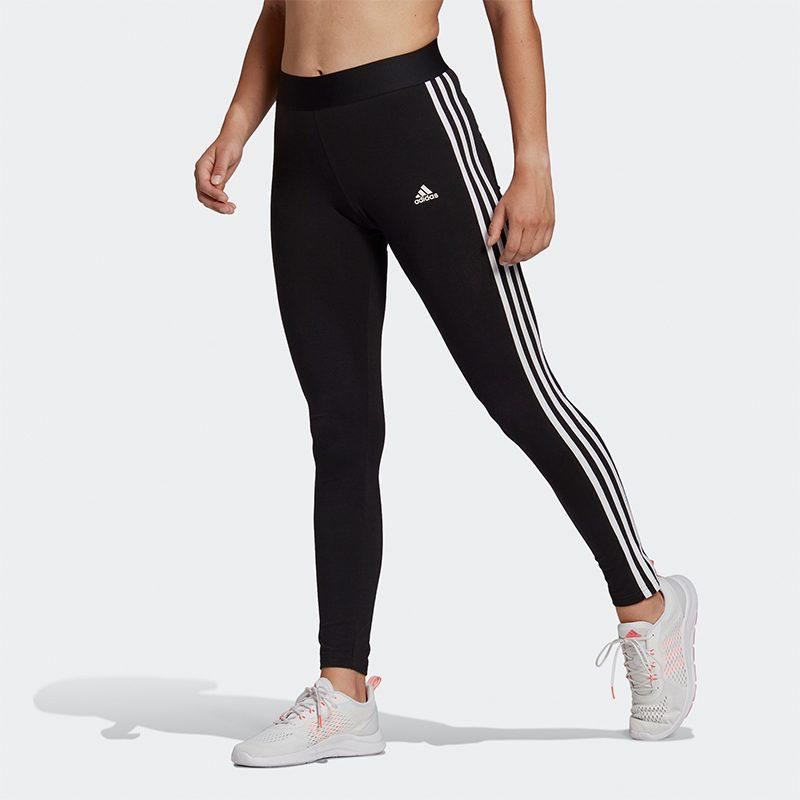 adidas Women's Loungewear Essentials 3 Stripes Leggings Black/White GL0723
