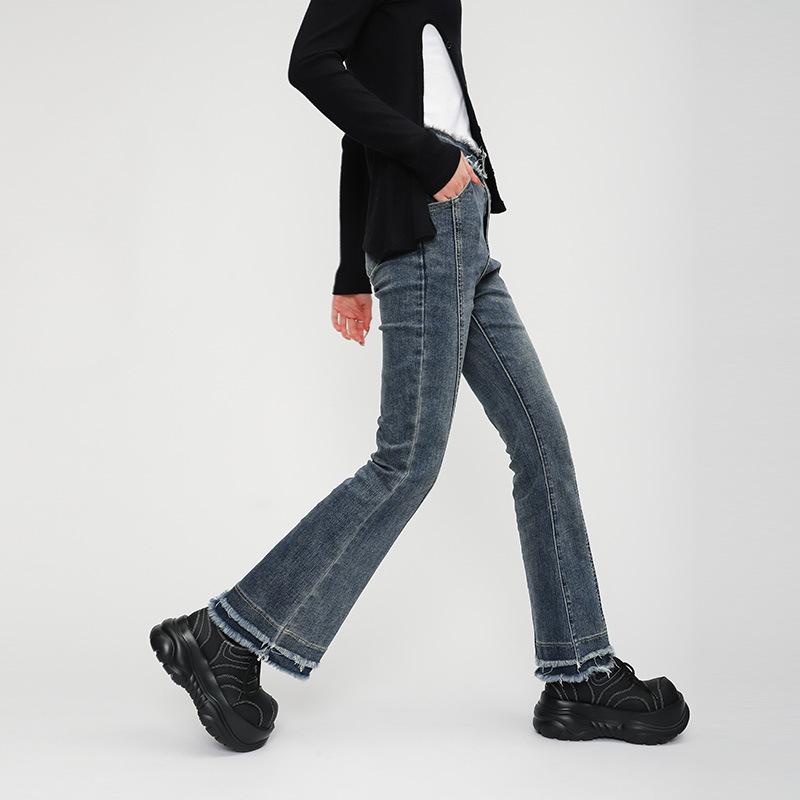 2024 Spring Women British Style Leather Shoes Slip On Lazy Loafer Shoes Ladies Elegant Thick Heel Street Style Shoes