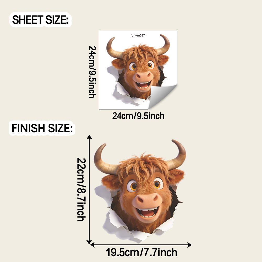 

Креативная наклейка с отверстием - Милая - для кухни в деревенском стиле, ресторана, домашнего декора - Наклейка на стену