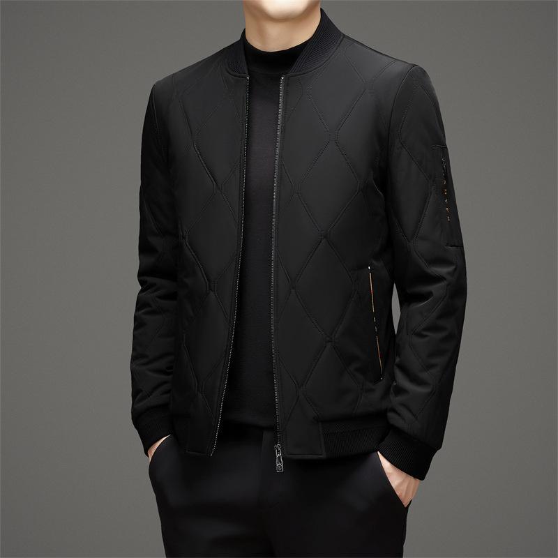 

Мужское шелковое хлопковое пальто Mulberry, новогодняя зимняя короткая бейсбольная куртка с воротником, легкая теплая хлопковая куртка 4XL