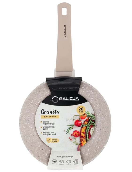 Granita Beige Non-Stick Frying Pan 20cm