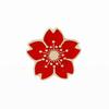 Sweet Cherry Blossom Flower Brooch Japanese Sakura Enamel Pins BackPack Collar Button Lapel Pin Badge Women Jewelry Female Gift