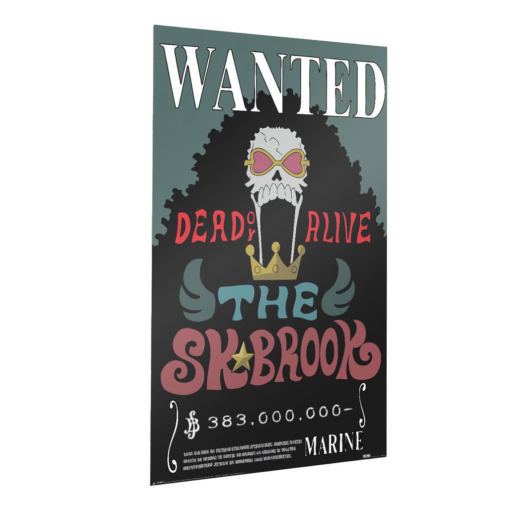 One Piece Poster di Brook Wanted