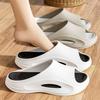 Summer Men Home Slippers Thick Bottom Beach Outdoor Slides Fashion Comfortable Non-slip Slippers Breathable Casual Women Indoor Slippers
