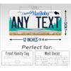 Retro Tin Sign Metal Poster ManitoBa Themed
