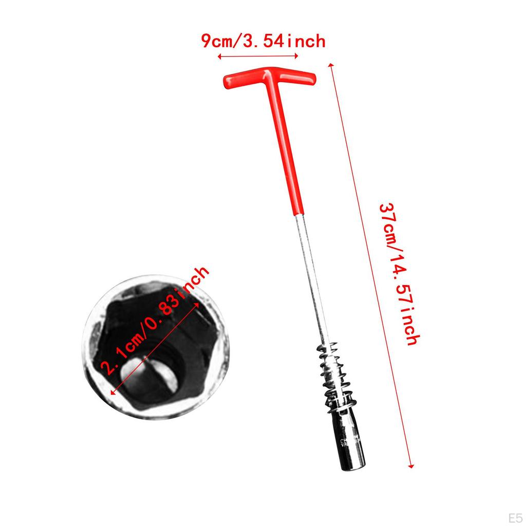 Spark Plug Socket Wrench Automotive Tool Premium High Performance Universal for Garage