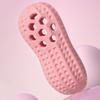 Dog Treat Dispenser Toy Squeaky Peanut Shape Dog Chew Toy Interactive Treat Dispensing Toy for Dogs Teeth Cleaning Mental Stimulation