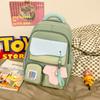 Schoolbag High Value Backpack Sweet Girl Ins Style Niche Middle School Student High School Student Schoolbag Large Capacity Casual Backpack