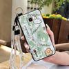Soft Case Protective Phone Case For Samsung Galaxy J510/J5 2016/J5108 Wrist Strap Cartoon Cute Back Cover Silicone Ring