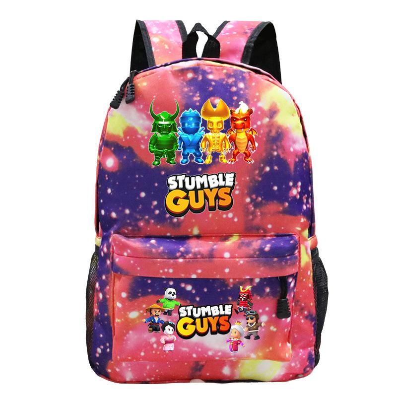 Collision Party Game Merchandise Printing Trend Student Leisure Children Double Shoulder Bag