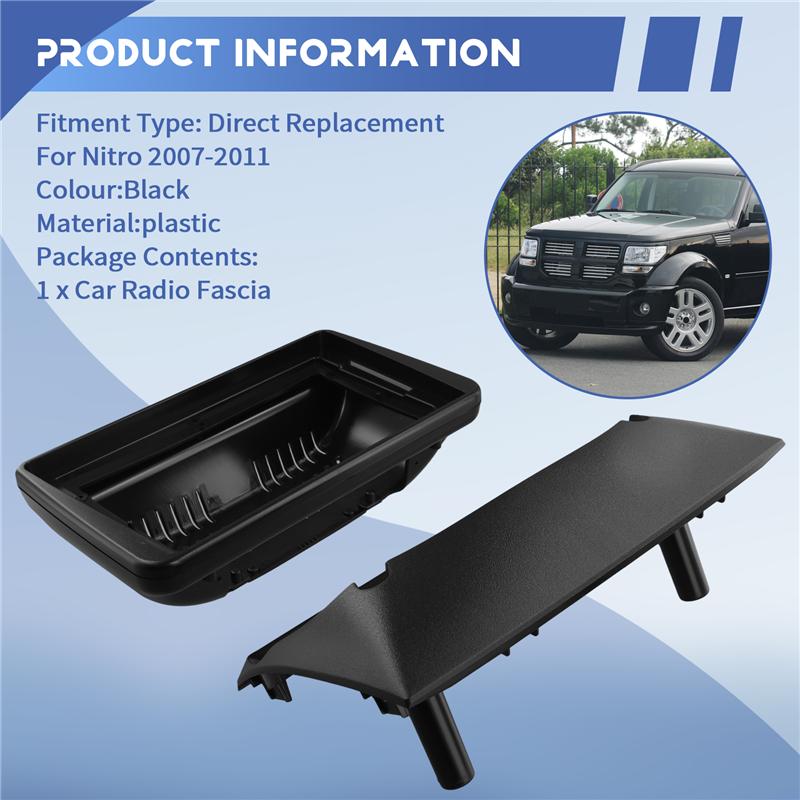 

Car Frame Fascia Adapter Android Radio Dash Fitting Panel Kit For Dodge Nitro