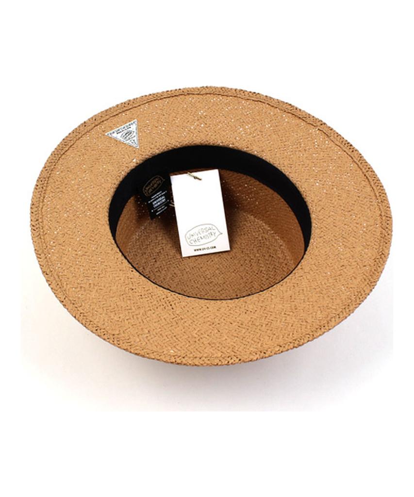 Yunibeosyeolkemiseuteuli Brown Line Brown Panama Hat Panama Hat