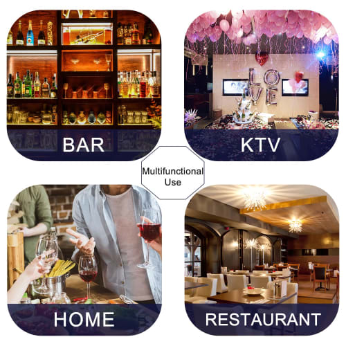 EXCO Coasters, High-Quality Silicone and Ceramic Coasters, Heat-Resistant, Non-Slip, Tea Trays, Multiple Styles to Choose from (Black Rectangle)