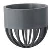 Grey Drain Grate Cover, 50mm Pipe Fitting Adapter Cap Accessories Fish Tank Permeable  Fish Tank
