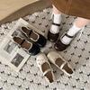 Lolita Couro PU Sapatos JK Planos Laço Doce Slip-on Mocassins Sola Macia Renda Franzido Sapatos Mary Jane Femininos