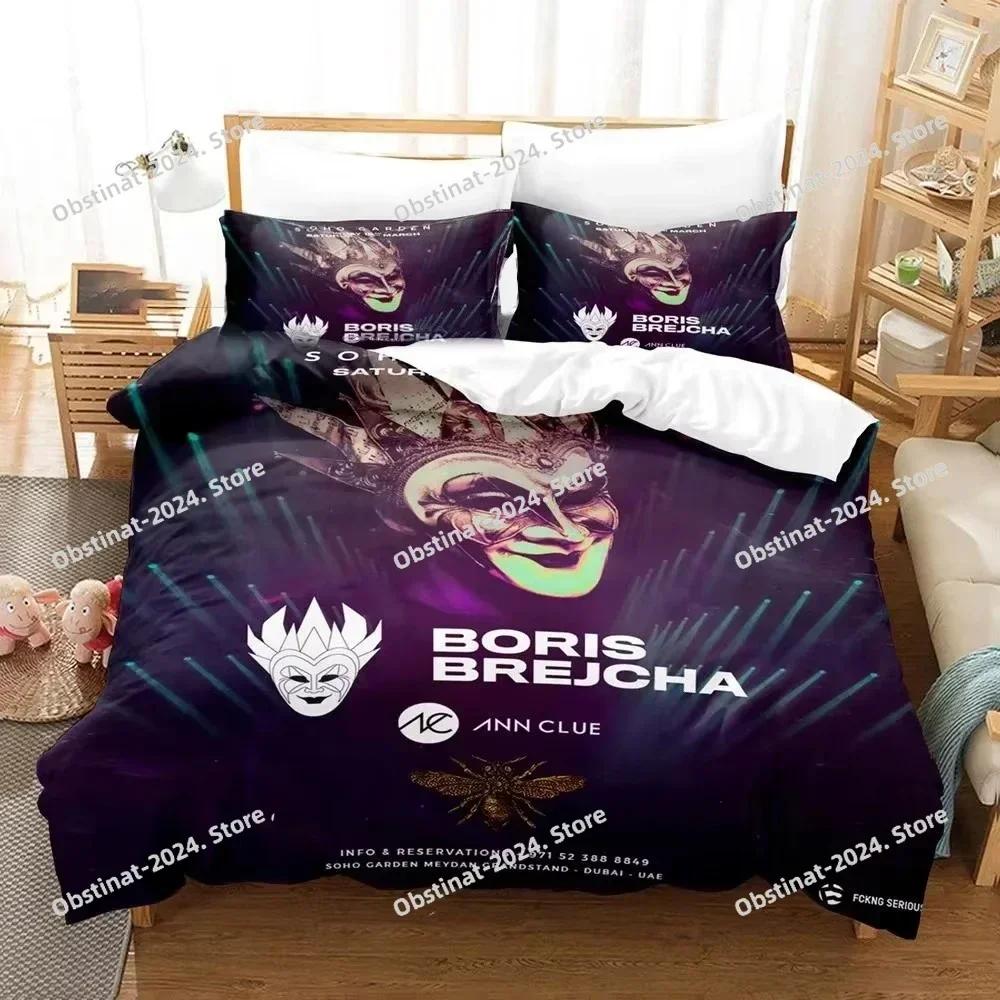 Top Boris Brejcha Bedding Set Printed Single Comforter Quilt Bed Cover Duvet Cover Pillow Case 3 Pieces Set Kids Adult Size