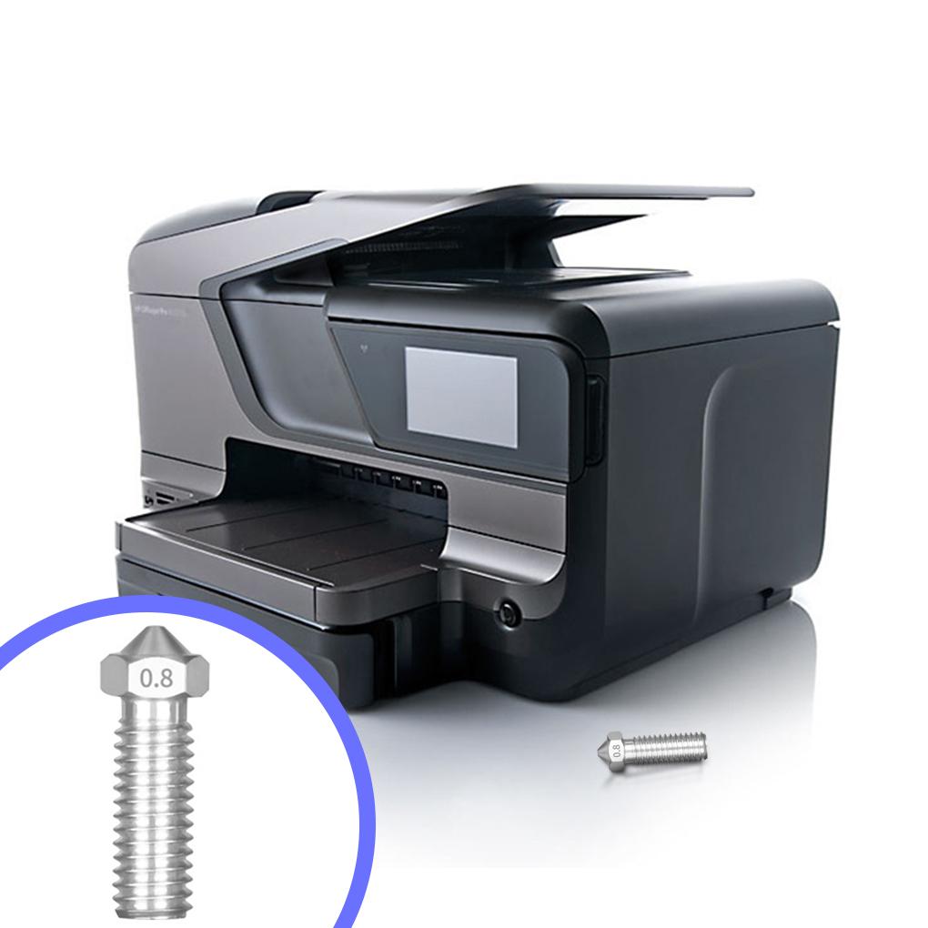 3D Printer Nozzle 1\.75mm Extruder Large Nozzle M6 Threaded 3D Printer Parts, Brass, 0\.4mm, Gold