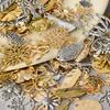 Mix 10/20/30/50pcs Plant Charm Tree Of Life Rose Sunflower Leaf Pendant Charms For Jewelry Making Bulk DIY Accessories Materials