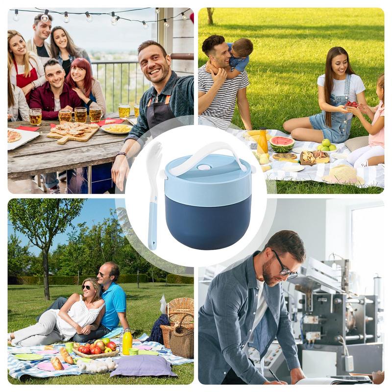 600ml Food Thermal Jar Insulated Soup Cup with Lid Containers Stainless Steel Lunch Box Thermo Keep Hot for School Children