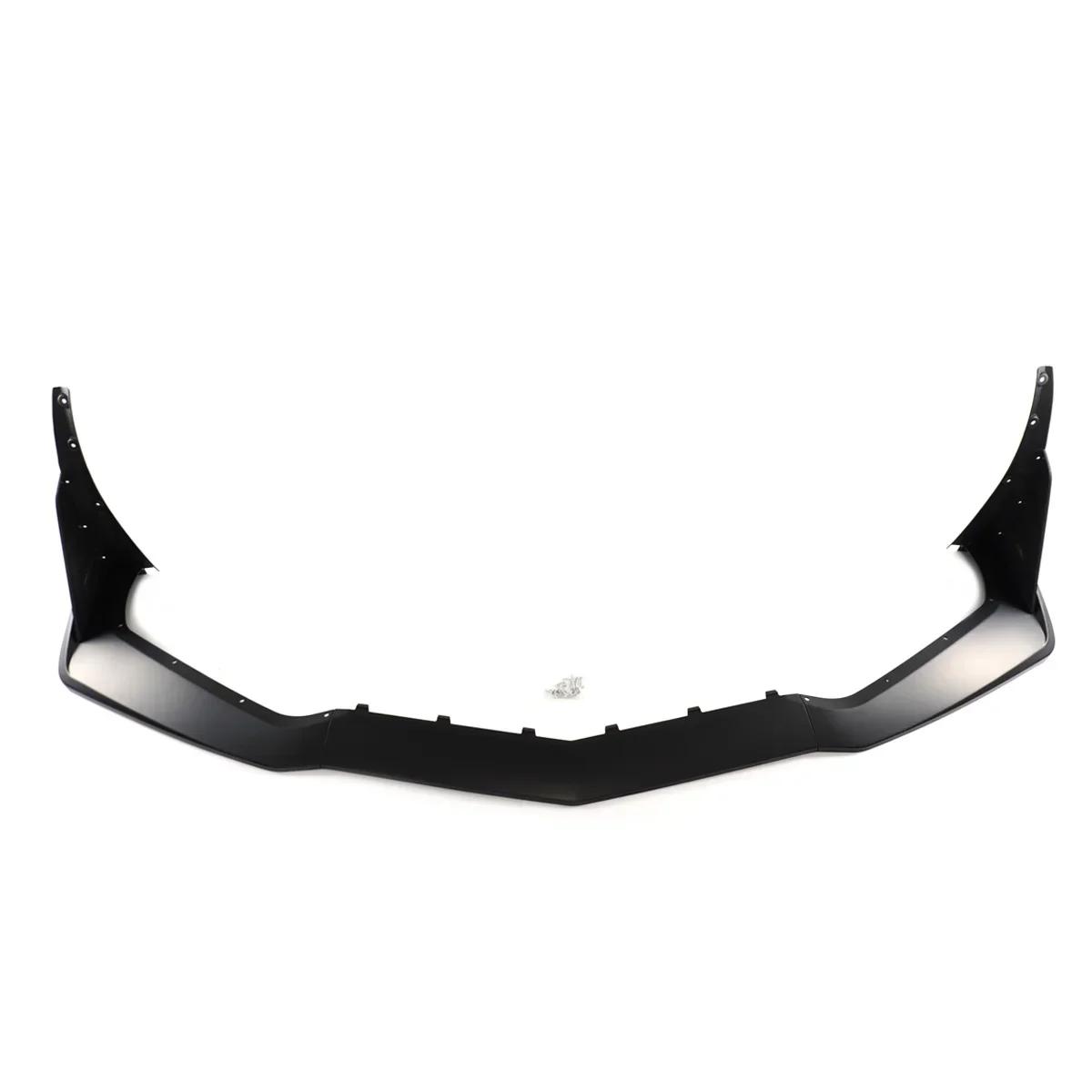

For Chevrolet Corvette C7 2014 2015 2016 2017 2018 2019 Car Front Bumper Spoiler Front Fender Split Decorative Accessories матовий чорний колір