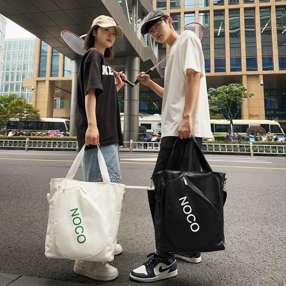 

Large Capacity Tennis Racket Sling Bag Crossbody Tennis Racquet Bag Handbag Badminton Bag Tennis чорний