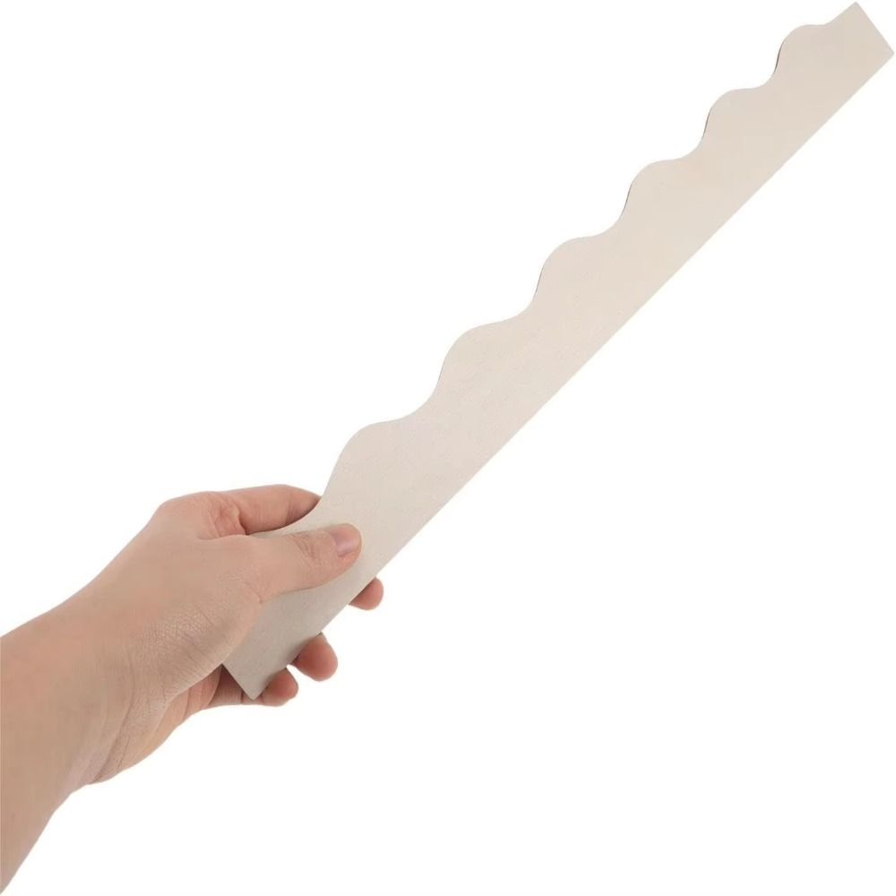 20pcs Scalloped Edge DIY Crafts Frame Wave Edge Door Frame Decoration Frame  Crafts Making