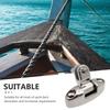 Mirror Polish Deck Hinge Stainless Steel 316 Canopy Awning Hardware Side Mount Swivel Mount Ship