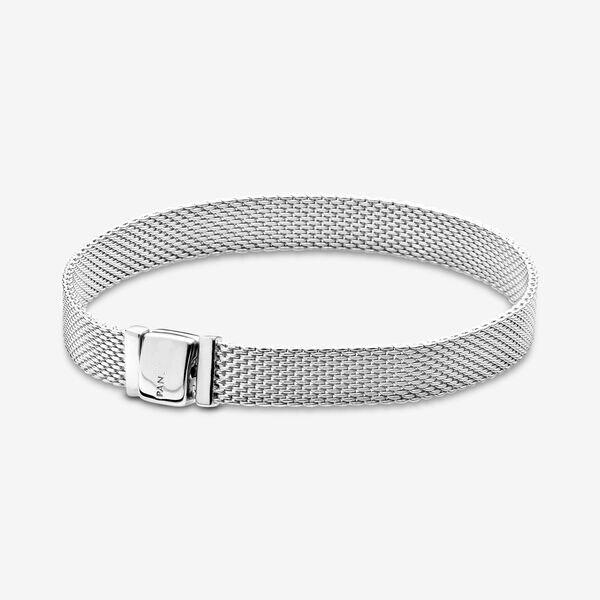 

Нова мода 925 стерлінгового срібла Reflexions Браслети з рожевого золота Підходять оригінальні підвіски Безпечний ланцюжок для жінок своїми руками Ювелірні вироби Найкращий подарунок 17cm