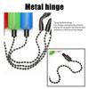 3PCS Iron Fishing Alarm Chain 3 Colors Fishing Alarm Hanger Bite Indicator Alerter  For Carp Fishing