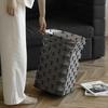 Portable Dirty Laundry Basket Large Clothes Storage Basket for Bedroom Multifunction Organizer Baskets Leather Laundry Container