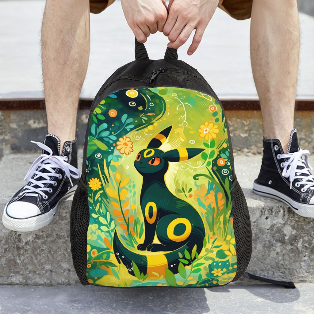 Fashion Backpacks Pokemon Backpack Daypack Eevee Eeveelution Mochila Work Office Retro Washable Rucksack