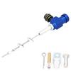 Hydraulic Clutch Master Cylinder Rod Brake Pump M10x1.25mm Aluminium Alloy for Motorcycle ATV Dirt BikeBlue