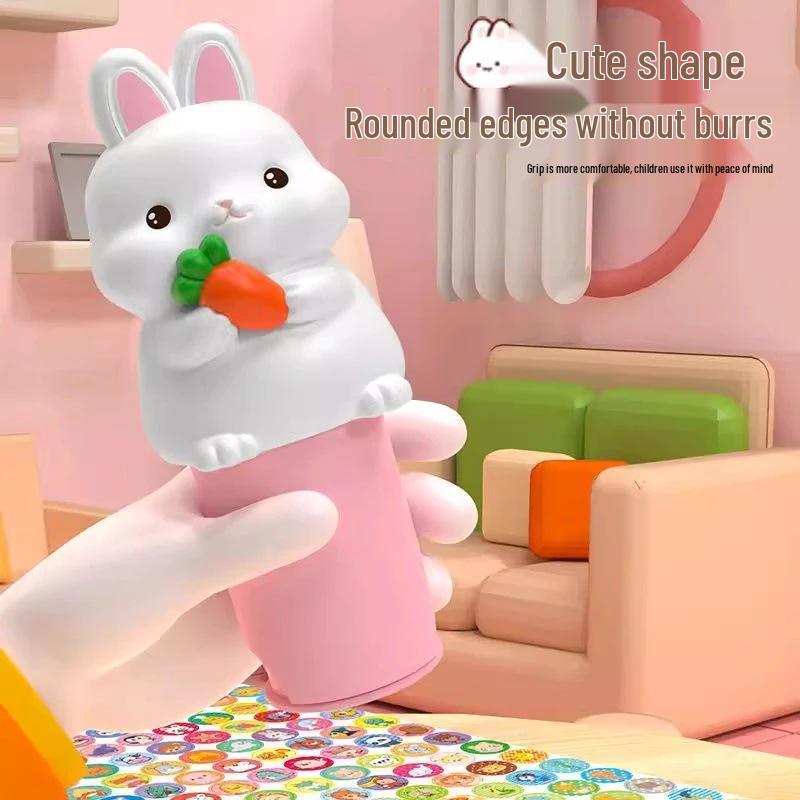 Children's Magic Stamp Sticker Book: Cartoon Decorations & Reward Tool