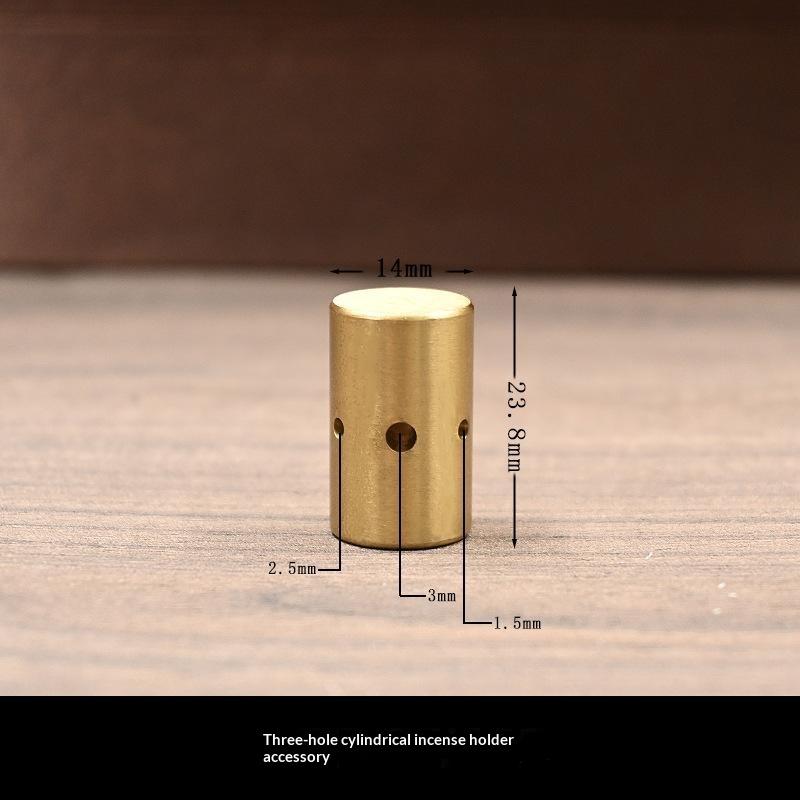 1Pcs Portable Incense Burner Multi Purpose Water Drop Shape Brass Incense Holder Home Office Teahouse Zen Ornament Supplies
