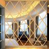 Acrylic Diamond Living Room Wall Sticker - Self-Adhesive Mirror Decor