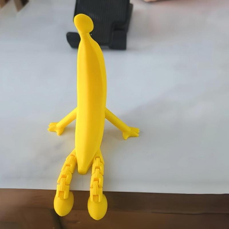Creative 3D Printed Banana Plastics Sculpture For Garden Decortion Fun Home Decortions Handmade Artwork Desktop Ornaments Crafts