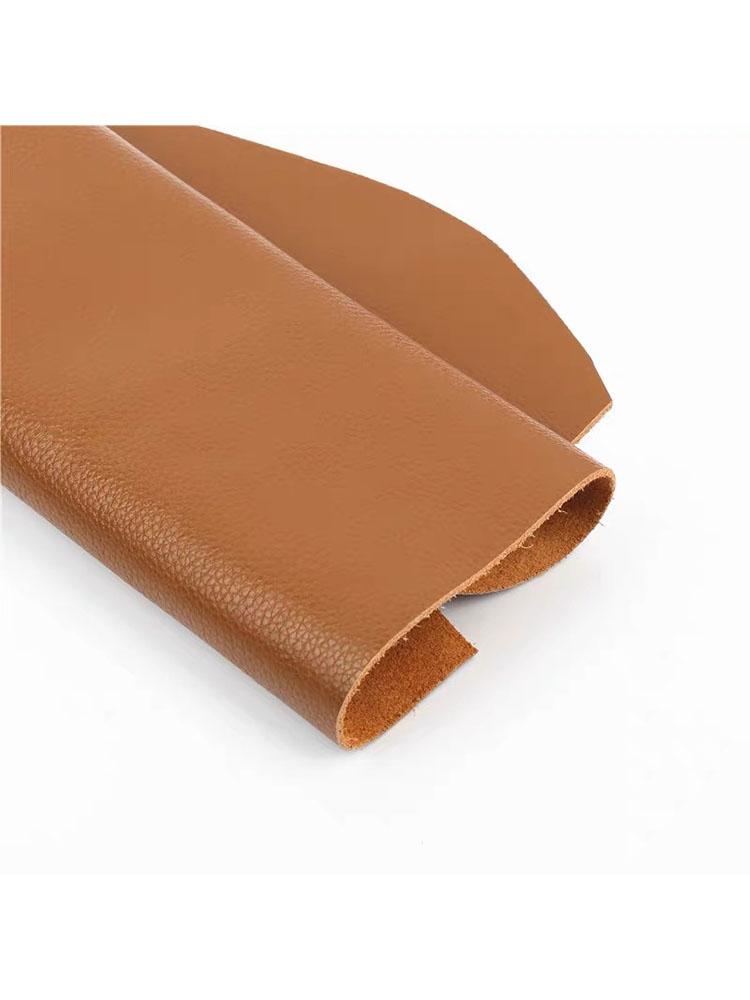 Pelle bovina pieno fiore colore cachi scuro spessore 1,5 mm per pantofole fresche, scarpe in pelle fai-da-te fatte a mano, tessuto in pelle