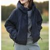 New loose and stylish hooded cotton clothes for women's winter 2 new 00% wool cotton-padded clothes for women